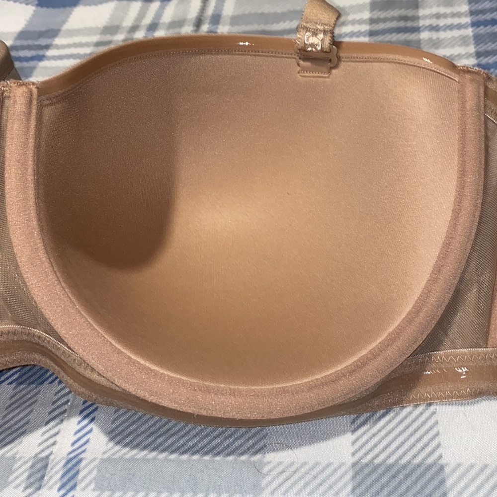 Le Mystere Soirée Strapless Bra 32 H Natural BNWT - Picture 6 of 12